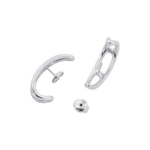 Load image into Gallery viewer, HERMES Chaine d'Ancre Punk Anchor Earrings SV925
