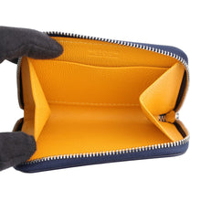 将图像加载到图库查看器中，GOYARD Coin purse Matignon Navy BlueMATIGNMINTY12CL12P PVC/Leather
