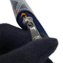 将图像加载到图库查看器中，GOYARD Coin purse Matignon Navy BlueMATIGNMINTY12CL12P PVC/Leather
