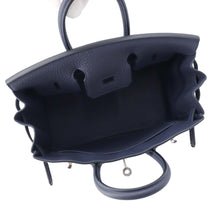 将图像加载到图库查看器中，HERMES Birkin Blue Nuit Togo Leather Size 25
