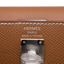 将图像加载到图库查看器中，HERMES Kelly Gold Epsom Size 25

