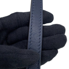 Load image into Gallery viewer, JIMMY CHOO Mini tote Blue/Navy Canvas Leather
