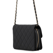 将图像加载到图库查看器中，CHANEL Matelasse Flap ChainShoulder Bag BlackAS3003 Caviar Leather Size Small
