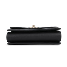 将图像加载到图库查看器中，CHANEL Matelasse Flap ChainShoulder Bag BlackAS3003 Caviar Leather Size Small
