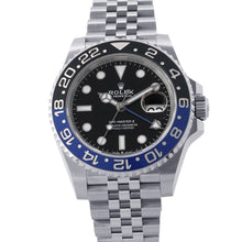 Load image into Gallery viewer, ROLEX GMT MasterII W40mm Stainless Steel Black Dial126710BLNR
