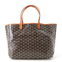 将图像加载到图库查看器中，GOYARD Saint Louis Black/NaturalSTLOUIPMLTY01CL03P PVC Leather Size PM
