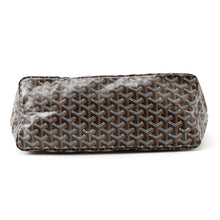 将图像加载到图库查看器中，GOYARD Saint Louis Black/NaturalSTLOUIPMLTY01CL03P PVC Leather Size PM
