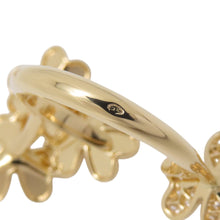 将图像加载到图库查看器中，Van Cleef &amp; Arpels Frivol Entre Le Door Ring Size 50/#10VCARP3W550/VCARP3W500 18K Yellow Gold
