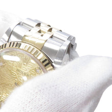 Load image into Gallery viewer, ROLEX Datejust W36mm Stainless Steel 18KYG Champagne Dial16233G
