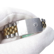 将图像加载到图库查看器中，ROLEX Datejust W36mm Stainless Steel 18KYG Champagne Dial16233G
