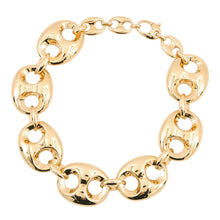 将图像加载到图库查看器中，GUCCI Marine Choker Gold Plated
