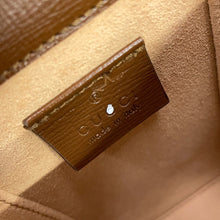 将图像加载到图库查看器中，GUCCI Horsebit1955 Mini Shoulder Bag Beige/Brown625615 92TCG 8563 GG Supreme Leather
