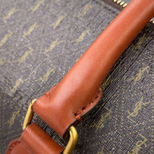 Load image into Gallery viewer, SAINT LAURENT PARIS Monogram 72H Duffle Travel Bag Brown5821412UY2W2166 PVC Leather
