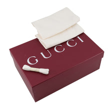 将图像加载到图库查看器中，GUCCI Ace Web Stripe Platform Sneakers White/Green/Red791399 Leather Size 34 1/2
