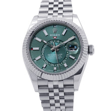 Load image into Gallery viewer, ROLEX Sky-Dweller W42mm Stainless Steel K18WG Mint Green Dial336934
