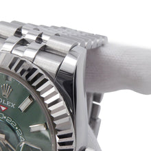 Load image into Gallery viewer, ROLEX Sky-Dweller W42mm Stainless Steel K18WG Mint Green Dial336934
