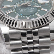 Load image into Gallery viewer, ROLEX Sky-Dweller W42mm Stainless Steel K18WG Mint Green Dial336934
