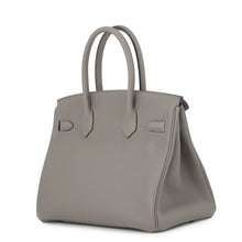 将图像加载到图库查看器中，HERMES Birkin Gris Meyer Togo Leather Size 30
