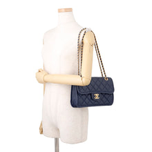 Load image into Gallery viewer, CHANEL Matelasse flap Chain Shoulder Navy Caviar Leather
