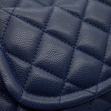Load image into Gallery viewer, CHANEL Matelasse flap Chain Shoulder Navy Caviar Leather
