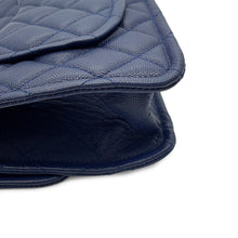 Load image into Gallery viewer, CHANEL Matelasse flap Chain Shoulder Navy Caviar Leather
