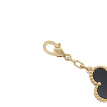 将图像加载到图库查看器中，Van Cleef &amp; Arpels Vintage Alhambra 5 Motif BraceletVCARA41300 18K Yellow Gold
