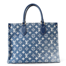 Load image into Gallery viewer, LOUIS VUITTON Onthego BlueM59608 Monogram / Jaguar Denim Size MM

