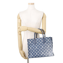 Load image into Gallery viewer, LOUIS VUITTON Onthego BlueM59608 Monogram / Jaguar Denim Size MM
