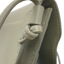 将图像加载到图库查看器中，CELINE phone pouch Gray Leather
