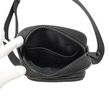 将图像加载到图库查看器中，BURBERRY Shoulder Bag Black/Multicolor Canvas Leather

