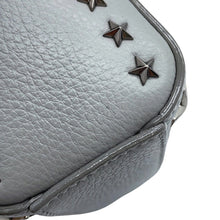 Load image into Gallery viewer, JIMMY CHOO Pegasus 2WAY Bag Gray Soft Grainy Calf Leather Size Mini
