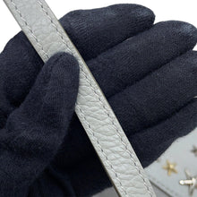 Load image into Gallery viewer, JIMMY CHOO Pegasus 2WAY Bag Gray Soft Grainy Calf Leather Size Mini
