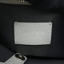 Load image into Gallery viewer, JIMMY CHOO Pegasus 2WAY Bag Gray Soft Grainy Calf Leather Size Mini
