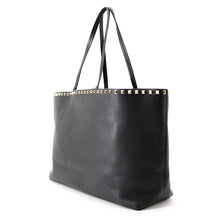 Load image into Gallery viewer, Valentino Garavani Rock Studded Pet Tote Black/White Leather
