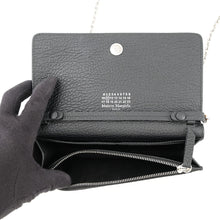 Load image into Gallery viewer, Maison Margiela 4-Stitch Chain Wallet BlackSA3UI0008 Leather
