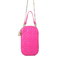 Load image into Gallery viewer, Dior Lady Dior Phone Shoulder PinkS0872ONMJ Leather
