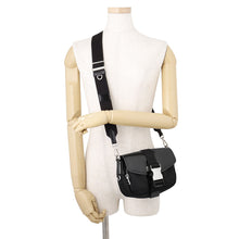 Load image into Gallery viewer, PRADA Shoulder Bag Black1BD295 Nylon BrushedLeather
