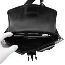 Load image into Gallery viewer, PRADA Shoulder Bag Black1BD295 Nylon BrushedLeather
