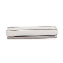 Load image into Gallery viewer, BURBERRY Chain wallet Light Gray Embossed Leather
