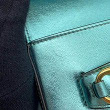 Load image into Gallery viewer, GUCCI Horsebit 1955 Nano Shoulder MetalicLight Blue760253 Leather Size Nano
