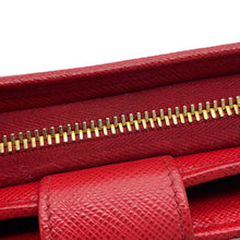 将图像加载到图库查看器中，PRADA Compact wallet Red1ML018 Leather
