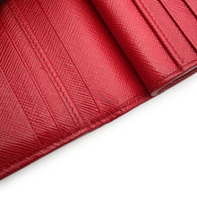 将图像加载到图库查看器中，PRADA Compact wallet Red1ML018 Leather

