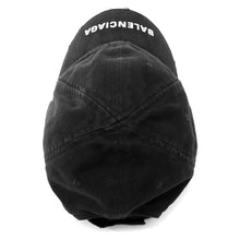 Load image into Gallery viewer, BALENCIAGA Distressed baseball cap Size L Black745132 Cotton100%
