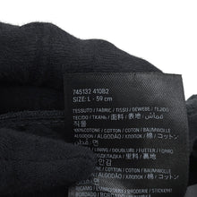 Load image into Gallery viewer, BALENCIAGA Distressed baseball cap Size L Black745132 Cotton100%

