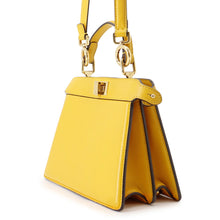 将图像加载到图库查看器中，FENDI Peekaboo Icy You Yellow8BN335 Leather Size Petit
