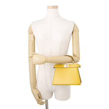将图像加载到图库查看器中，FENDI Peekaboo Icy You Yellow8BN335 Leather Size Petit
