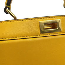 将图像加载到图库查看器中，FENDI Peekaboo Icy You Yellow8BN335 Leather Size Petit
