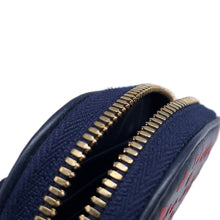 Load image into Gallery viewer, Dior I Love Paris Phone Holder Navy/Red Leather
