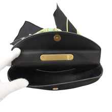 Load image into Gallery viewer, BALENCIAGA Opera Clutch Bag Black/Green570030 suede
