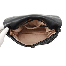 Load image into Gallery viewer, MIUMIU Nappa Crystal Matelassé Shoulder Bag Black Leather
